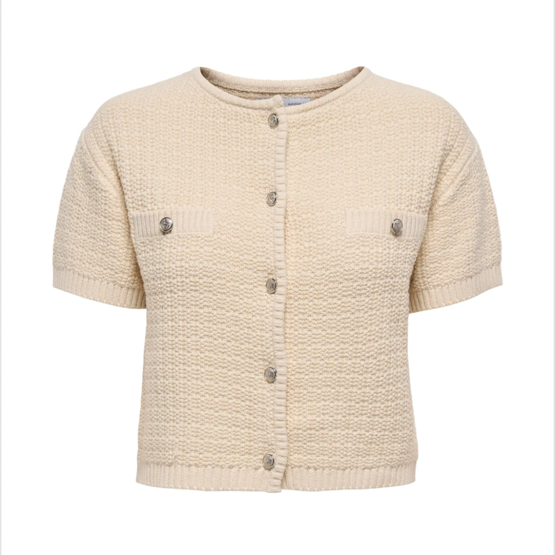 ONLY - CARDIGAN - KIEL BUTTON 15357616 - ECRU