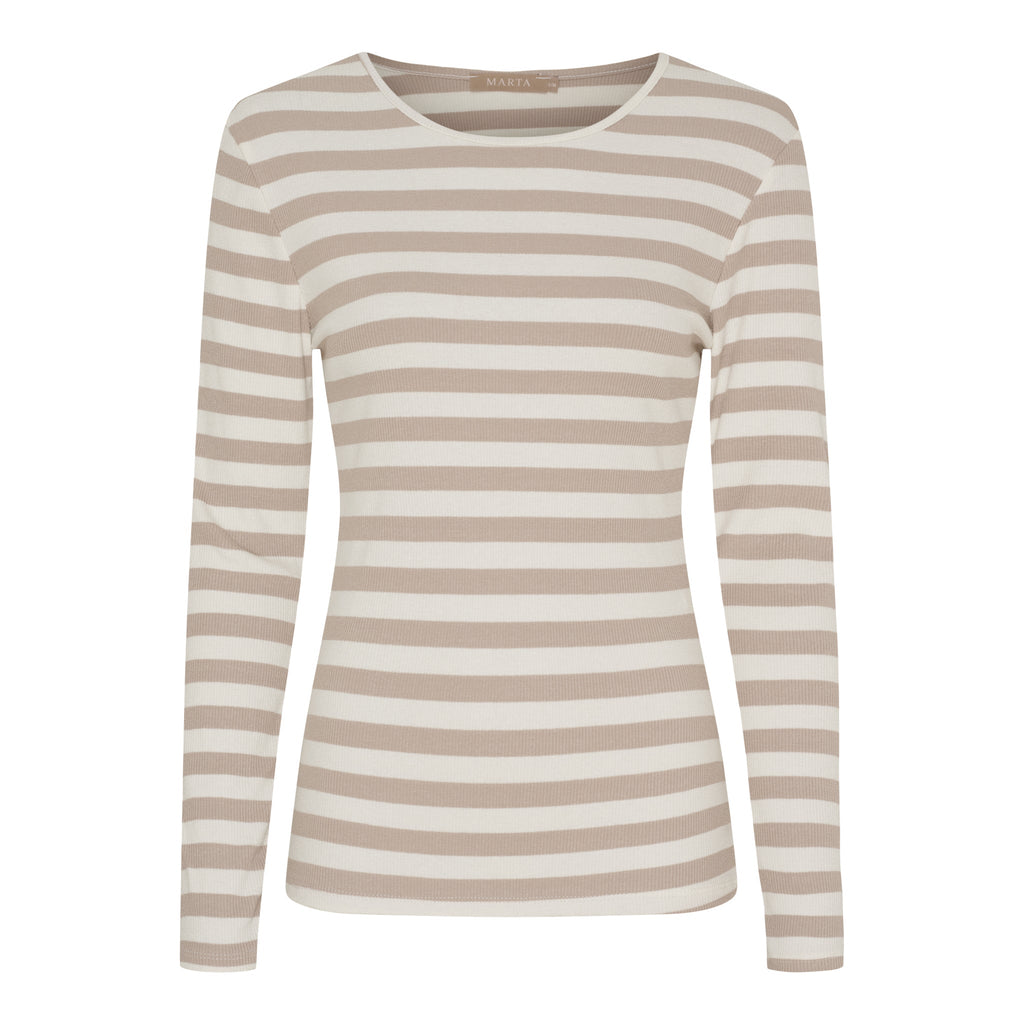 MARTA DU CHATEAU - BLUSE - BEGONIA 7702 - BEIGE MELANGE