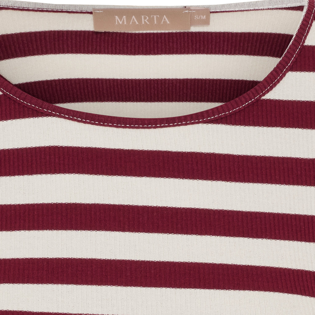 MARTA DU CHATEAU - BLUSE - BEGONIA 7702 - BORDEAUX