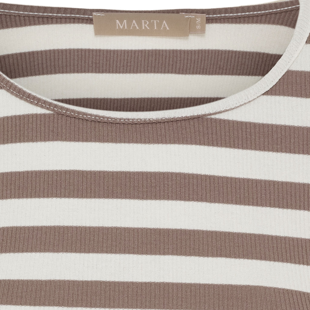 MARTA DU CHATEAU - BLUSE - BEGONIA 7702 - TORTORA