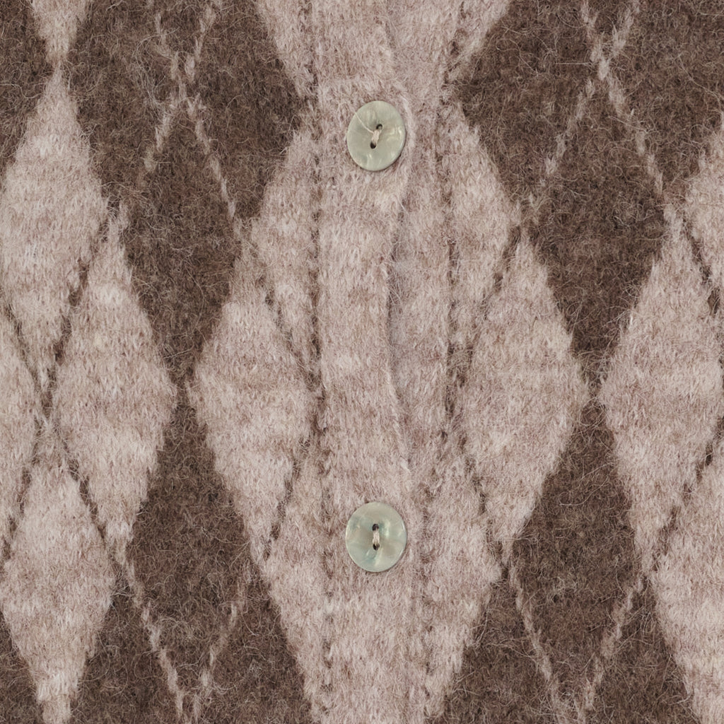 MARTA DU CHATEAU - CARDIGAN - FAITH 8225 - FANGO