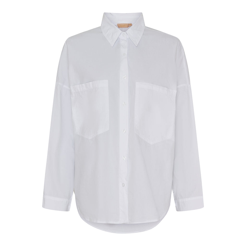 MARTA DU CHATEAU - SKJORTE - CECILE 85530 - HVID