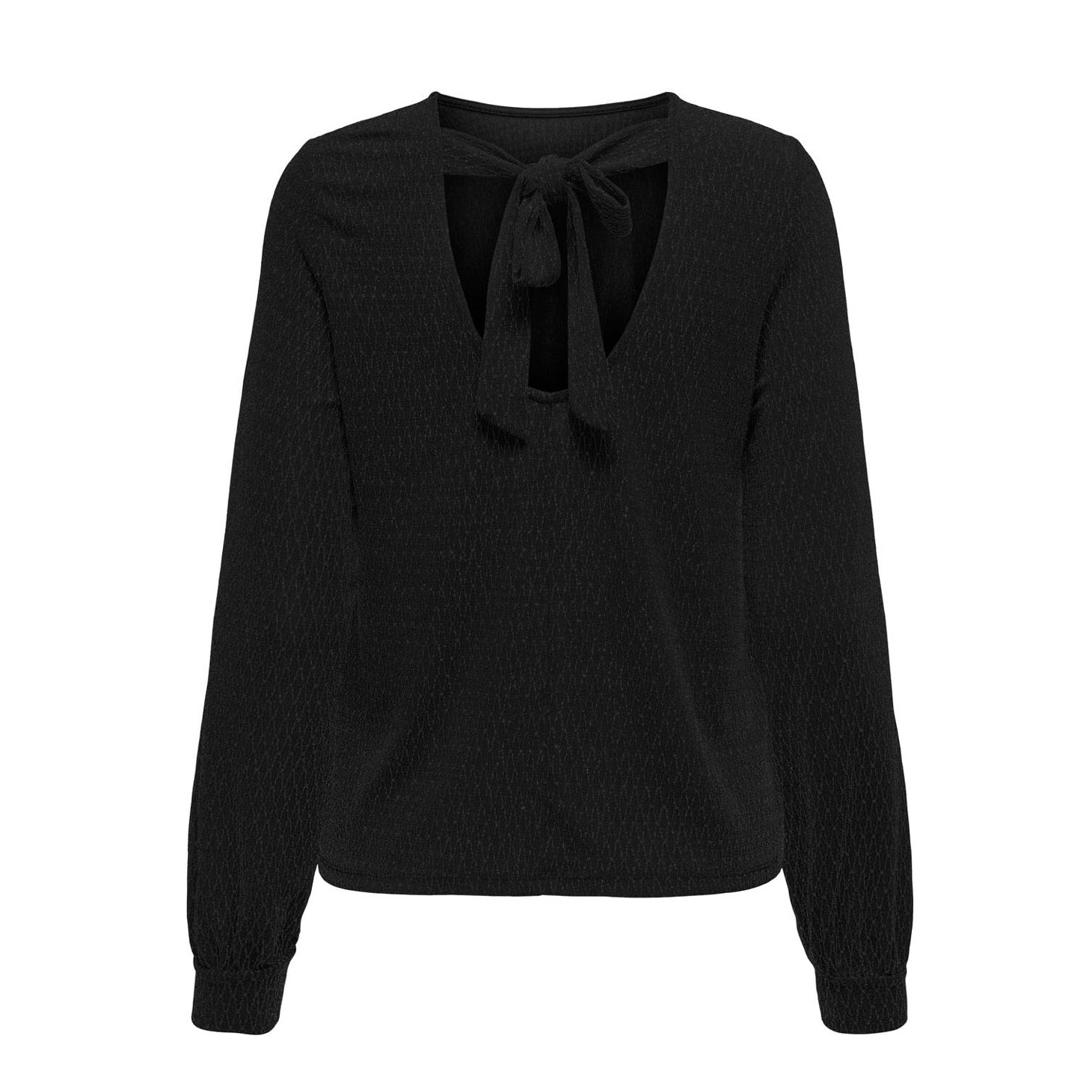 ONLY - TOP - CAROL 15371588 - BLACK/HARLEKIN BLACK
