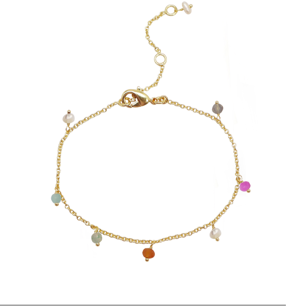 ZEFINA - ARMBÅND -  INDIAN -FORGYLDT