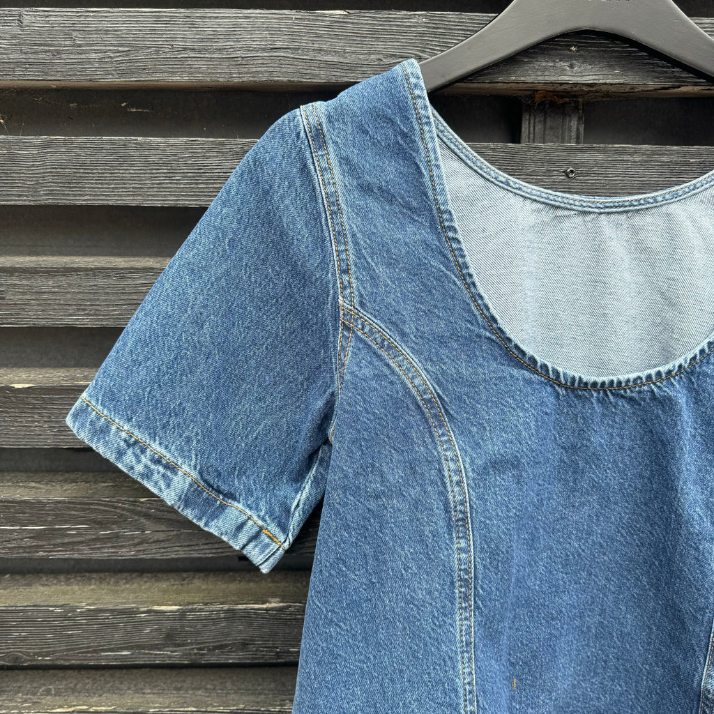 GLOBAL FUNK - TOP - ANANEA 5843044 - VINTAGE BLUE WASH