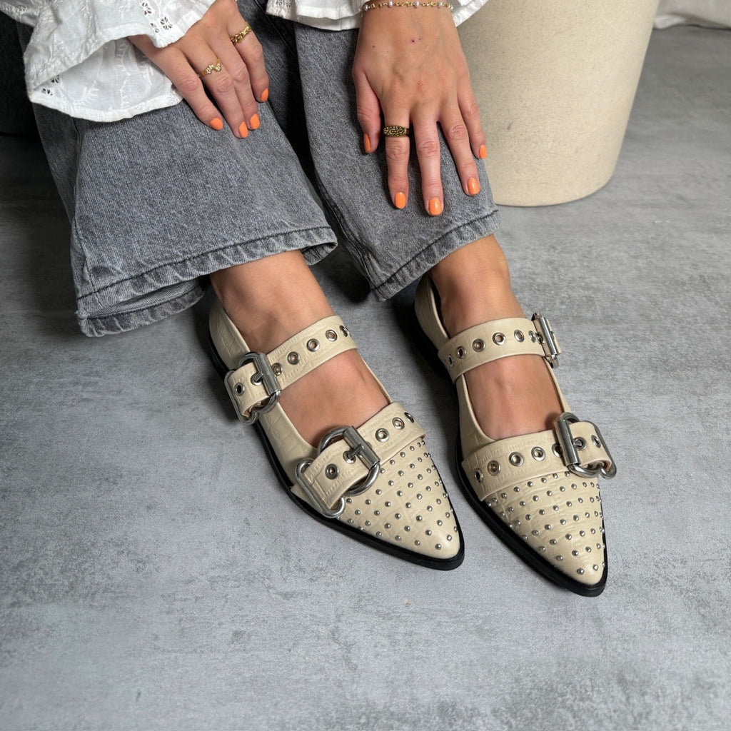 COPENHAGEN SHOES - BALLERINA - FUTURE VIBES CS8327 - BEIGE