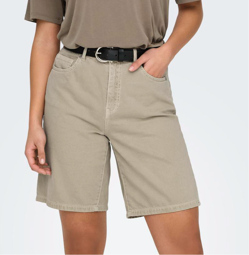 ONLY - BERMUDA SHORTS - SILLA 15327036 - PLAZA TAUPE