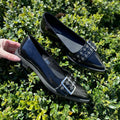 PAVEMENT - BALLERINA - SASO LOW 23185 - SORT PATENT