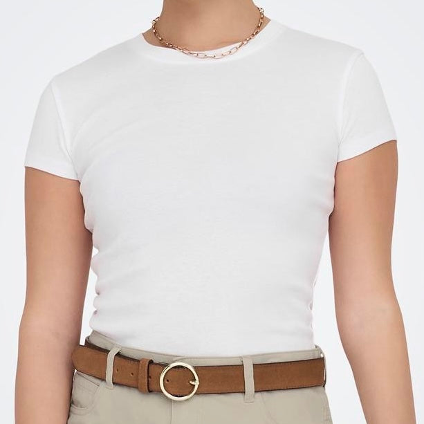 ONLY - T-SHIRT - ELINA 15320229 - HVID