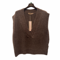 MARTA DU CHATEAU - VEST - LILA KN8038 - MORO