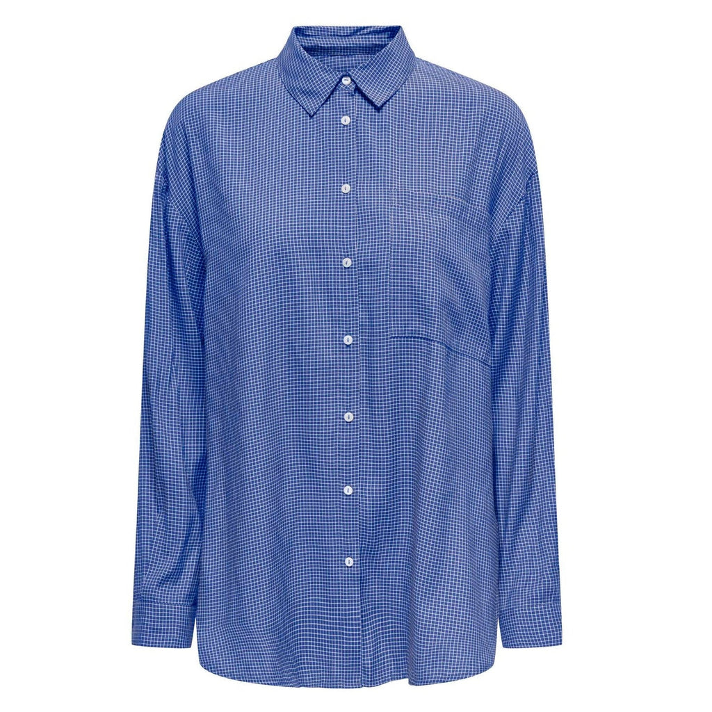 ONLY - SKJORTE - MAGGIE 15344363 - AMPARO BLUE