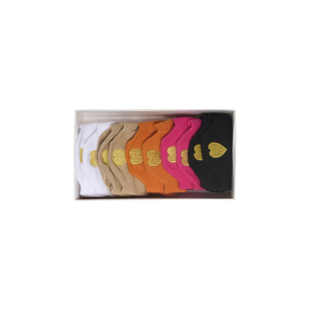 ONLY - 5-PAK STRØMPER - EA 15317403 - WHITE PACK/MULTI