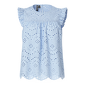 PIECES - TOP - VILDE 17154746 - CASHMERE BLUE