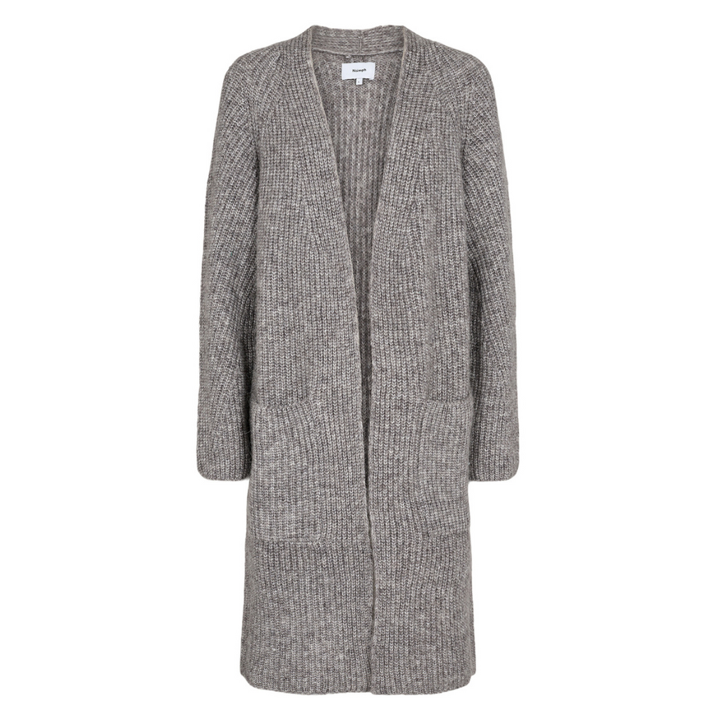 NÜMPH - CARDIGAN - ZINDI 703357 - STORM FRONT MELANGE
