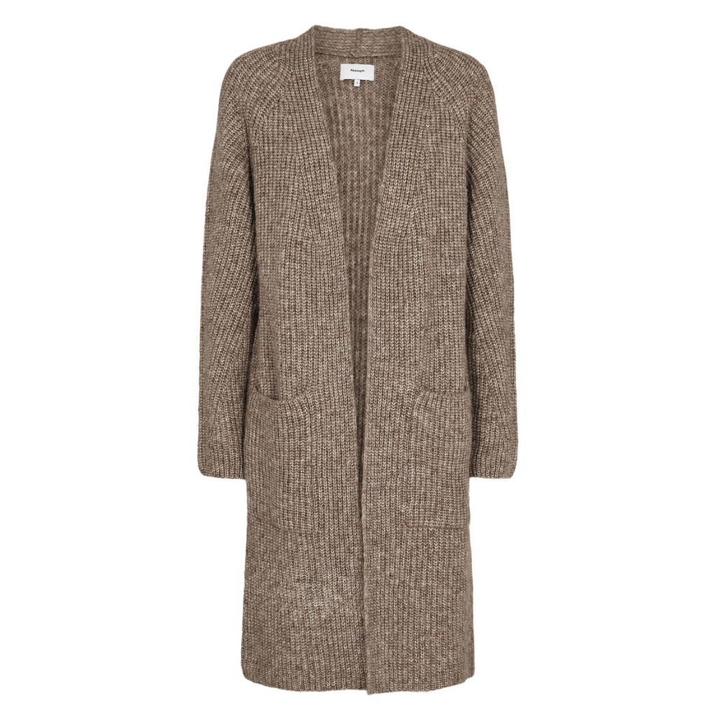 NÜMPH - CARDIGAN - ZINDI 703357 - FOSSIL MELANGE
