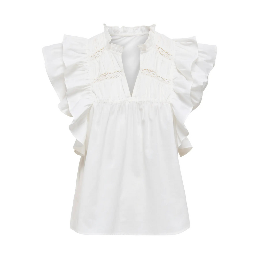 ONLY - TOP - SUNNY 15347882 - CLOUD DANCER