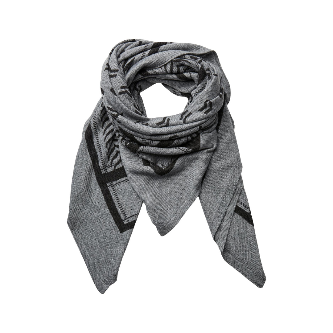 PIECES - TØRKLÆDE - JOVIS 17142158 - LIGHT GREY MELANGE