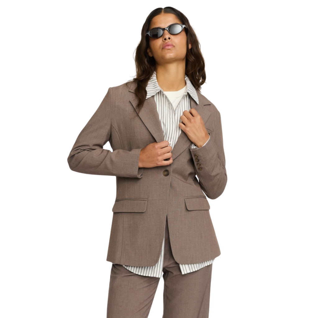 SOFT REBELS - BLAZER - VILJA SR125-710 - COFFEE QUARTZ