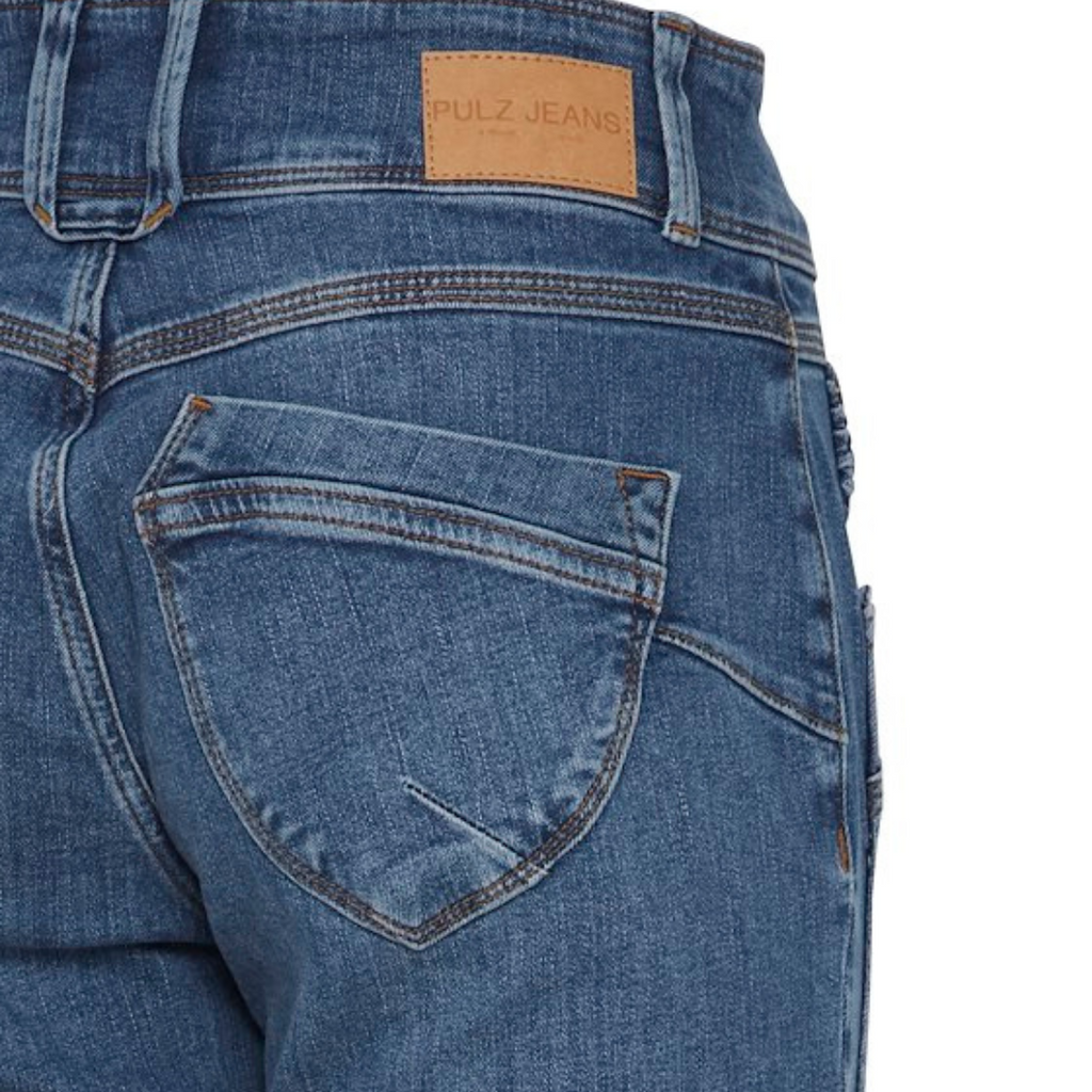 PULZ JEANS - JEANS - STACIA 50207720 - MEDIUM BLUE