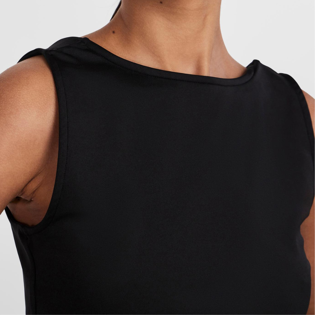 PIECES - TOP - NEJA 17141171 - SORT