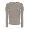SOFT REBELS - BLUSE - FENJA SR124-303 - COFFEE QUARTZ STRIPE