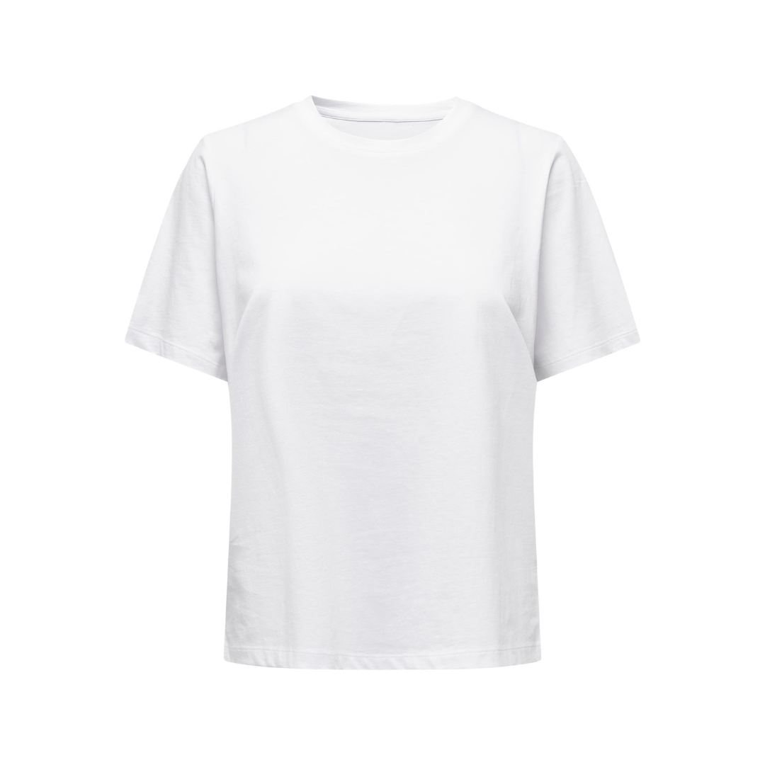 ONLY - T-SHIRT - ONLY TEE 15270390 - HVID