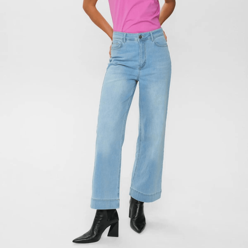 NÜMPH - JEANS - PARIS CROPPED 703308 - LIGHT BLUE DENIM