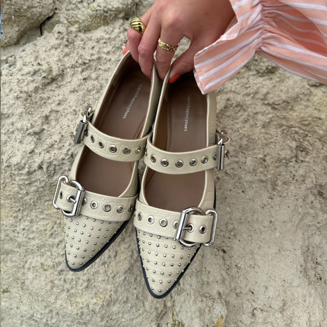 COPENHAGEN SHOES - BALLERINA - FUTURE VIBES CS8327 - BEIGE