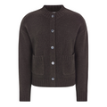 SOFT REBELS - CARDIGAN - TIMO 525-204 - COFFEE BEAN MELANGE