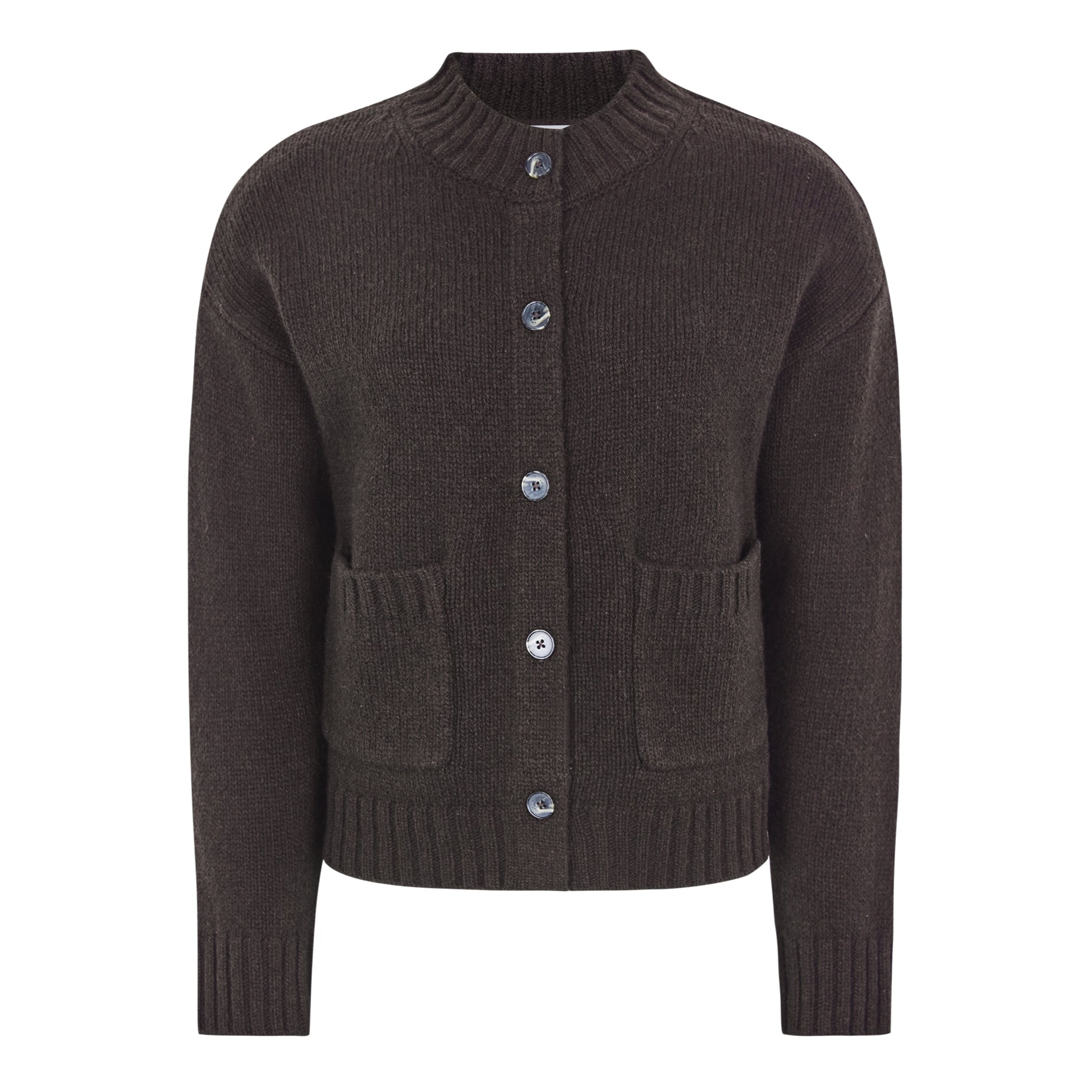 SOFT REBELS - CARDIGAN - TIMO 525-204 - COFFEE BEAN MELANGE
