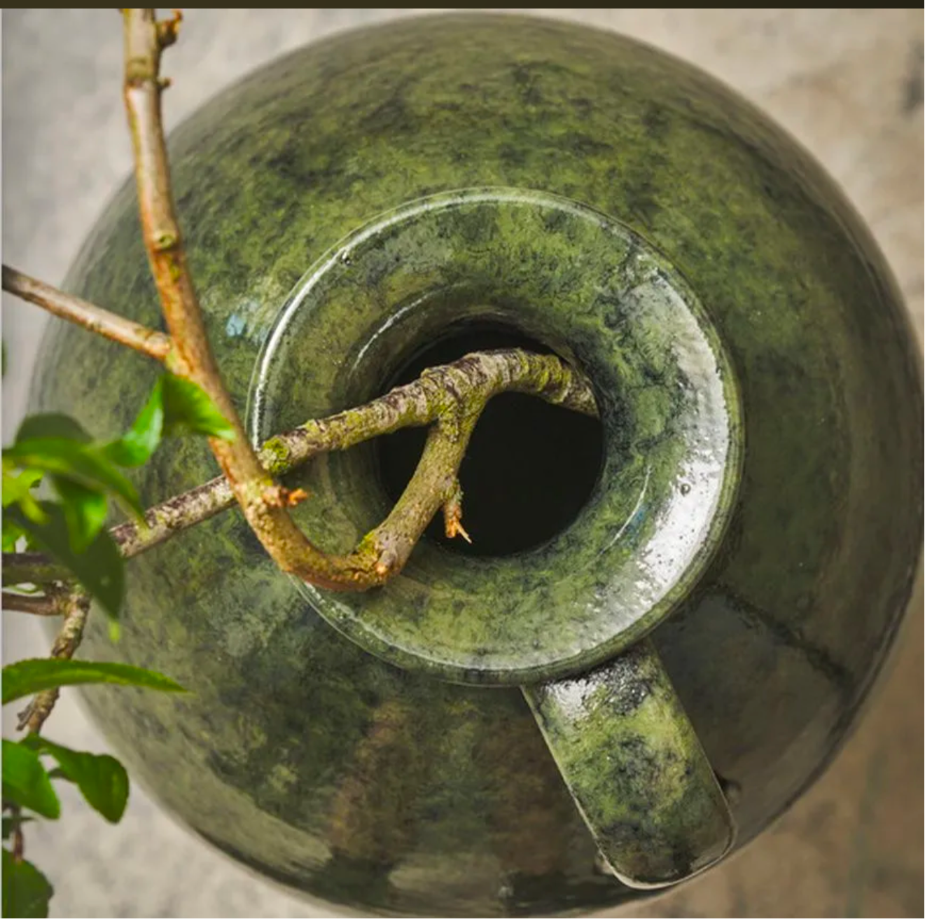 MOODFOLK - VASE D19XH20 - TELMA 530082 - GREEN