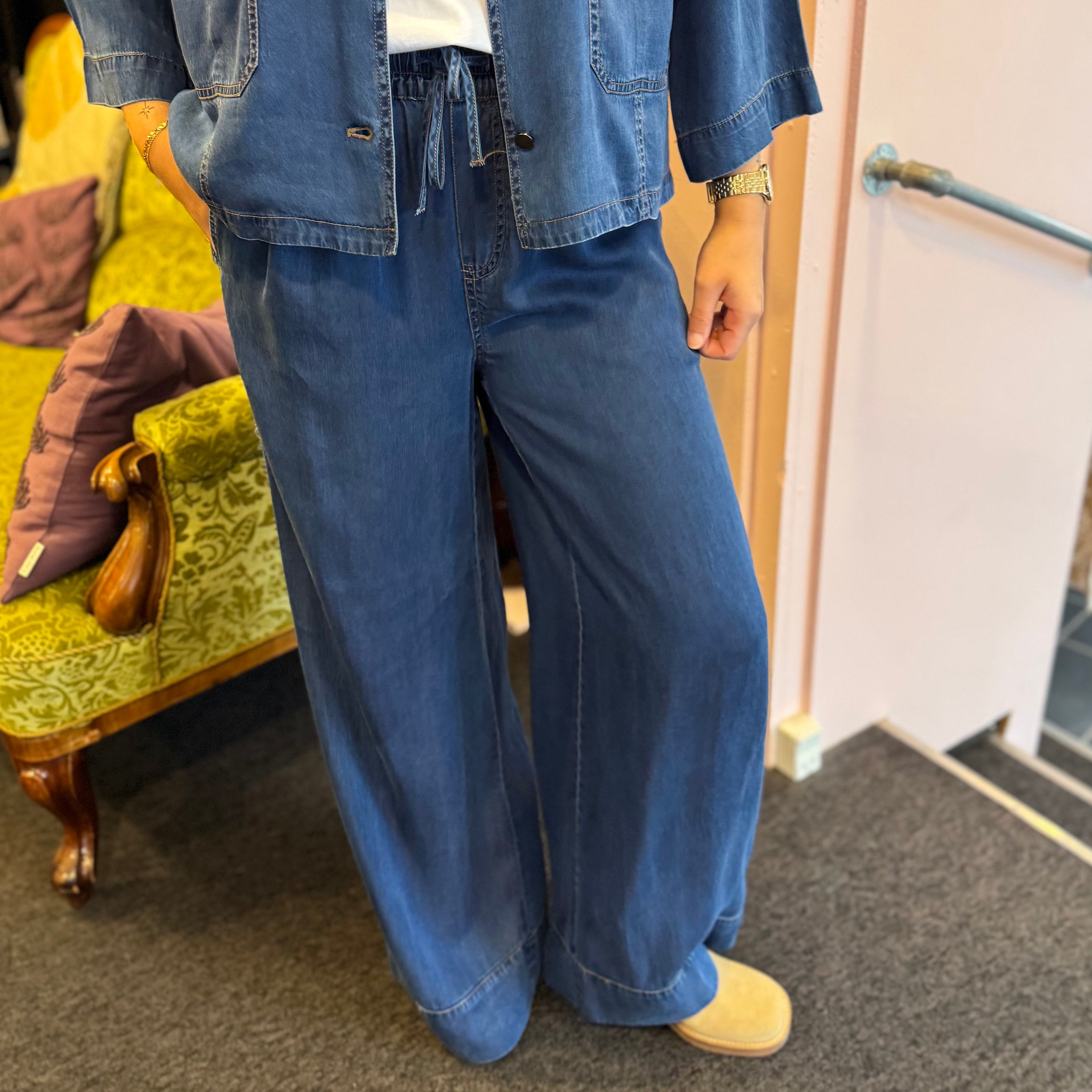 NÜMPH - BUKS - MIAMI 705299 - MEDIUM BLUE DENIM