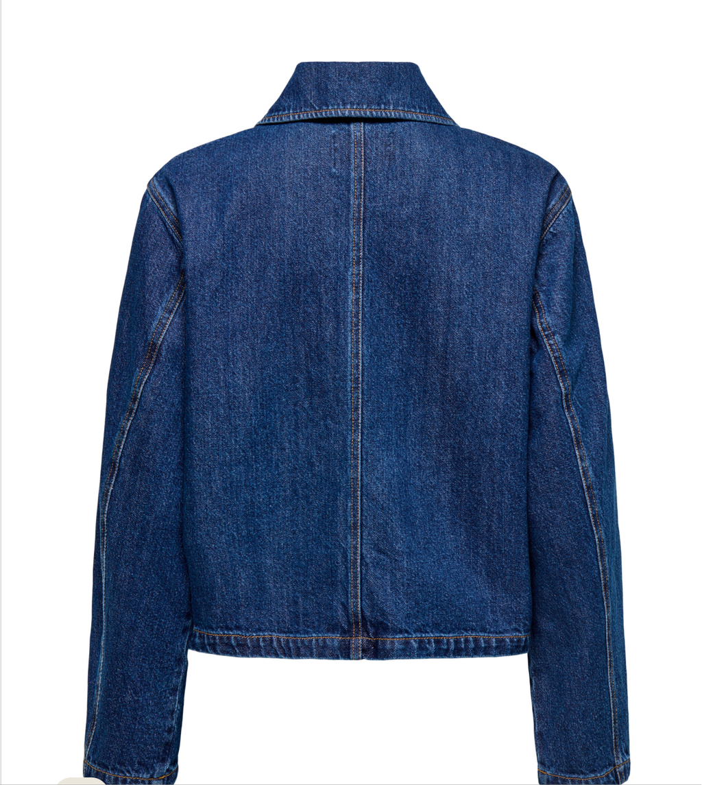 ONLY - DENIMJAKKE - LERIN 15338904 - DARK BLUE DENIM
