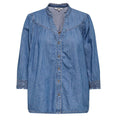 ONLY - SKJORTE - RAYA 15357327 - MEDIUM BLUE DENIM
