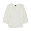 VERO MODA - SKJORTE - OLYA 10324614 - SNOW WHITE