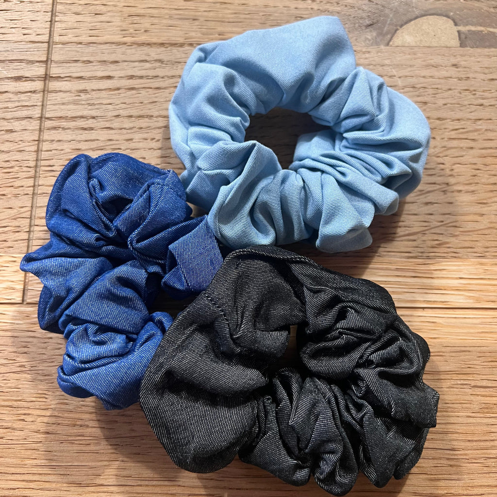 ONLY - SCRUNCHIE - 15334020 - LIGHT BLUE DENIM