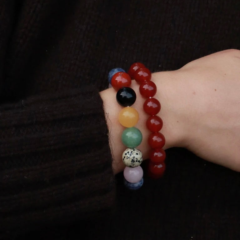 SOÏ - KRYSTAL ARMBÅND - CHUNKY PALETTE 14 MM.