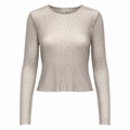 ONLY - BLUSE - SIVAL RHINESTON -  15331787 - CHATEAU GRAY