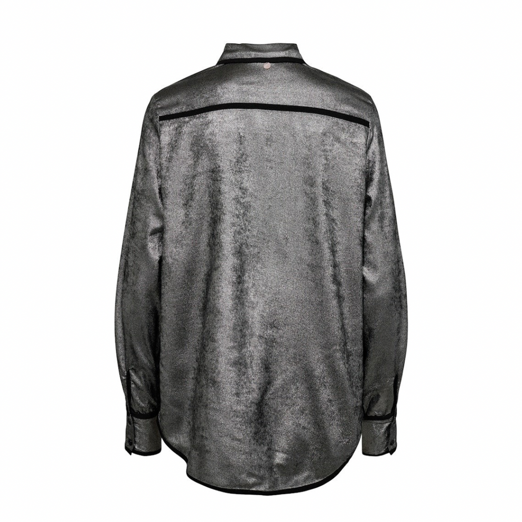 NÜMPH - SKJORTE - HILARY 704933 - SILVER