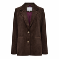 NÜMPH - BLAZER - THEA 706025 - BLACK COFFEE