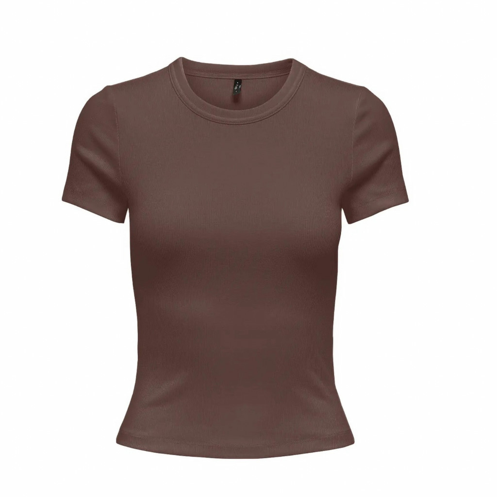 ONLY - T-SHIRT - VAL 15369240 - CHOCOLATE MARTINI
