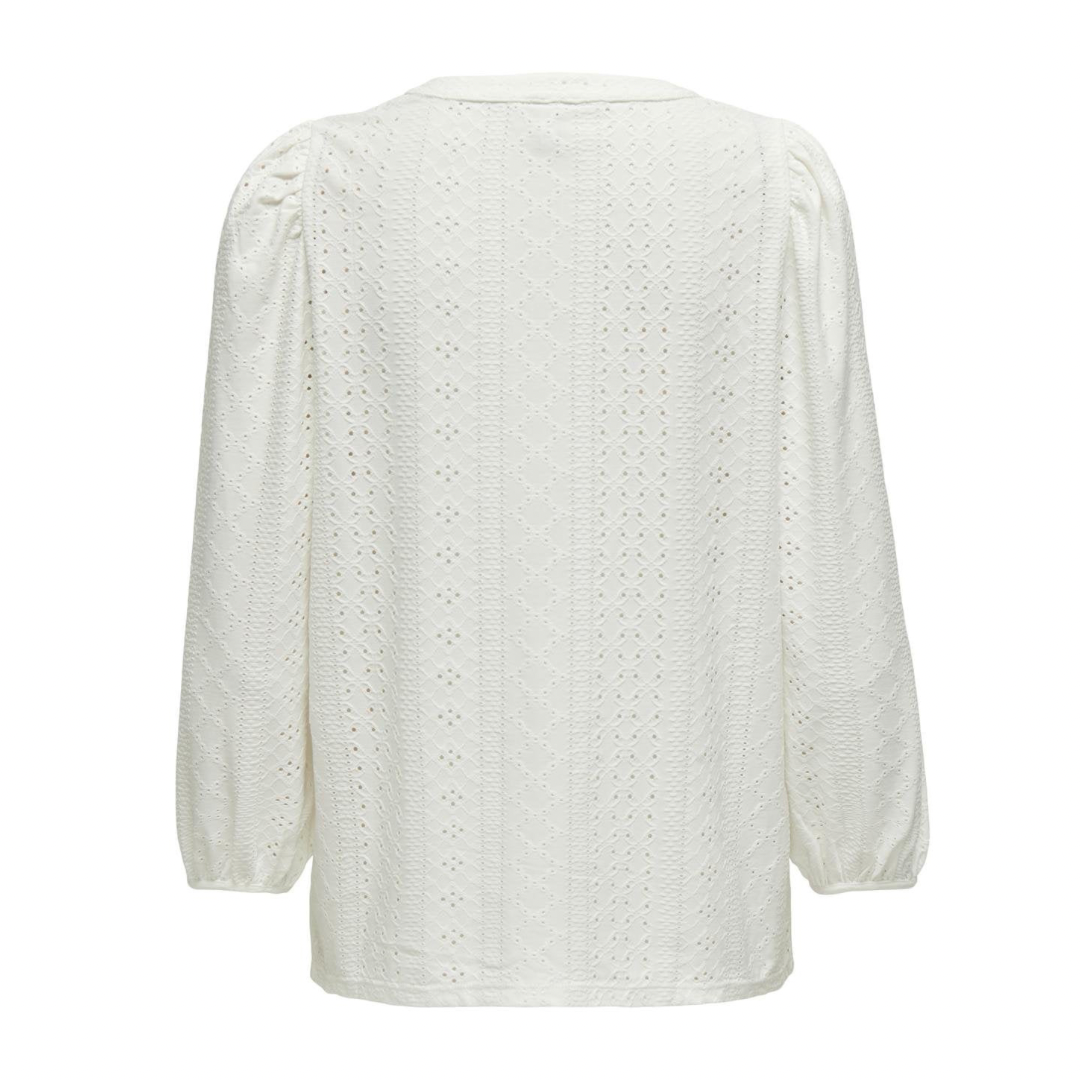 ONLY - BLUSE - SANDRA 15293379 - CLOUD DANCER