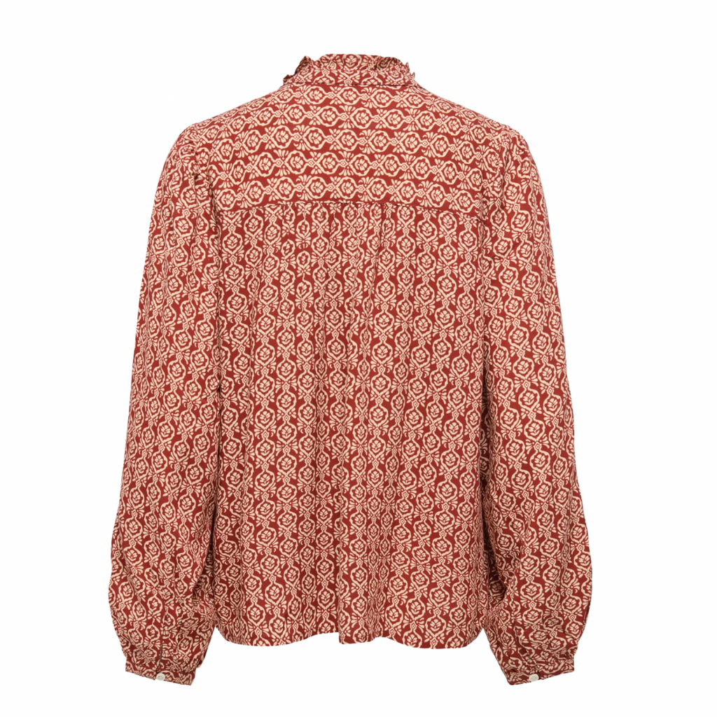 ONLY - SKJORTE - RAYA 15370803 - BURNT HENNA/MAYA BOHO