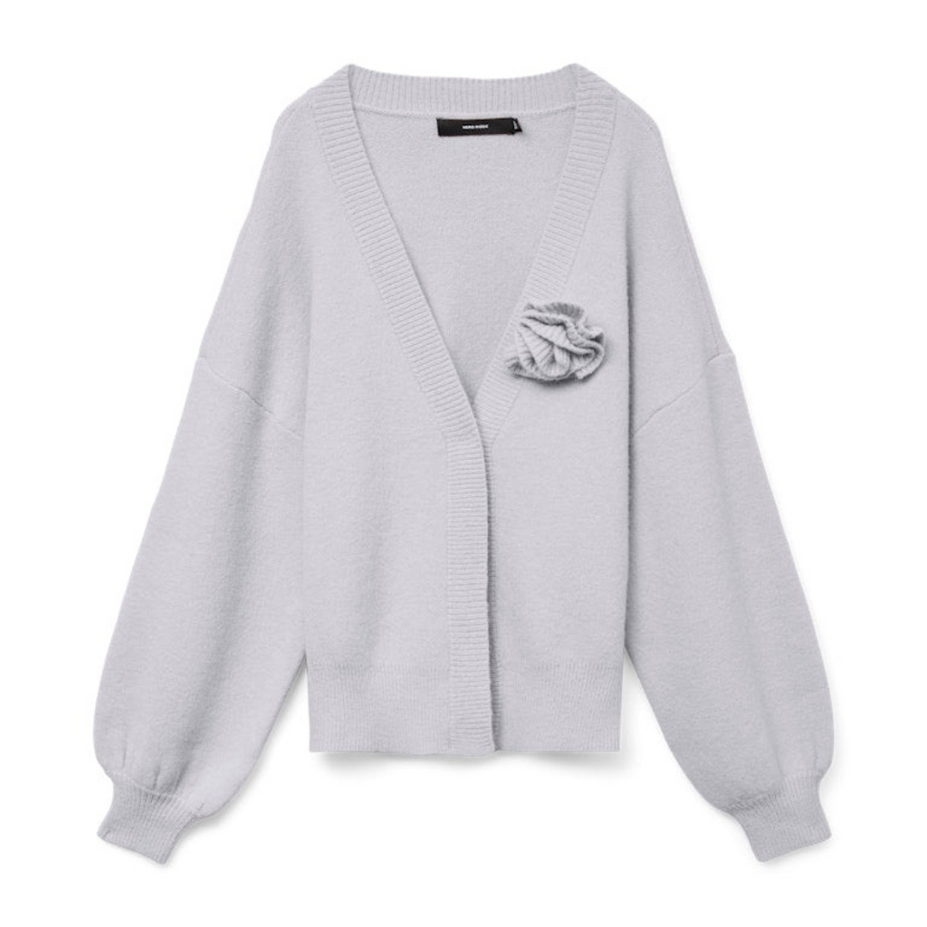 VERO MODA - CARDIGAN - CARRIE 10330209 - LIGHT GREY MELANGE