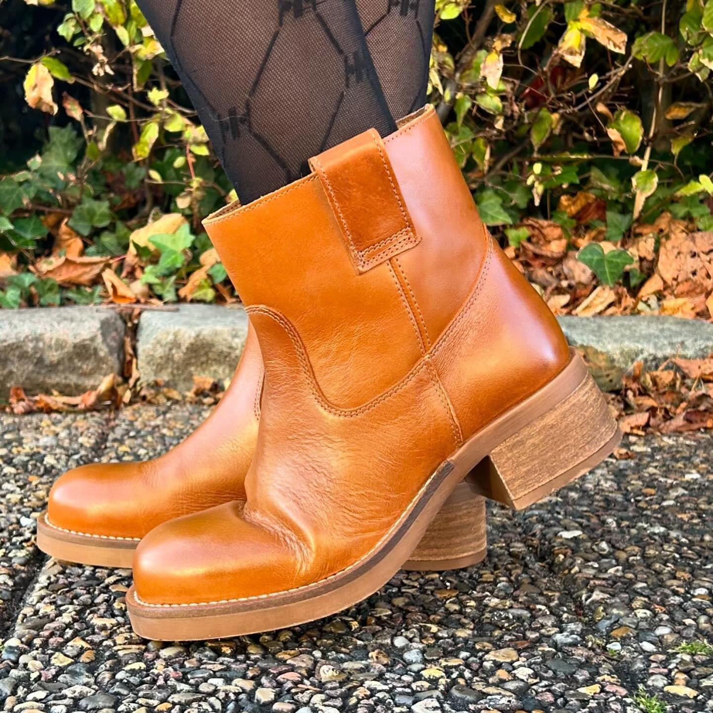 PAVEMENT - STØVLER - JENNY VINTAGE 23482-1 - TAN VINTAGE