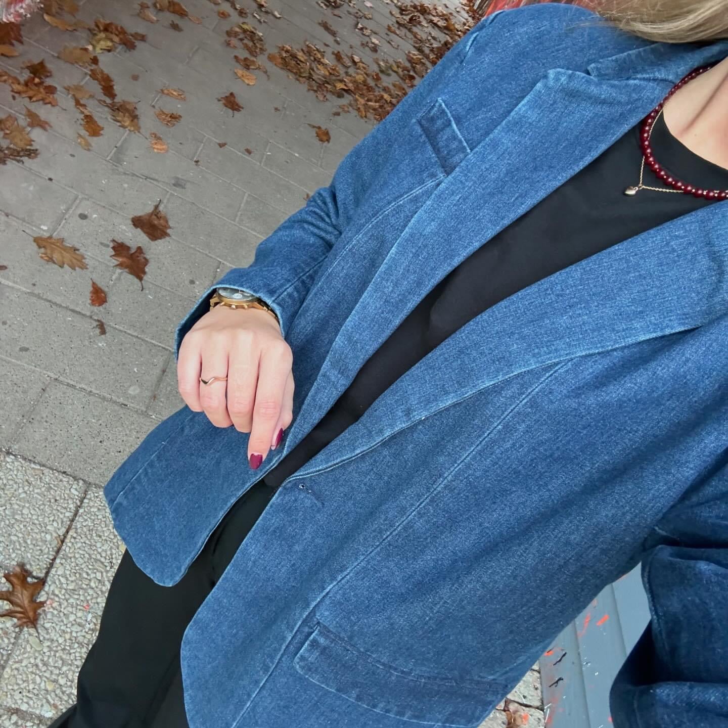 ONLY - BLAZER - CORY 15338592 - MEDIUM BLUE DENIM