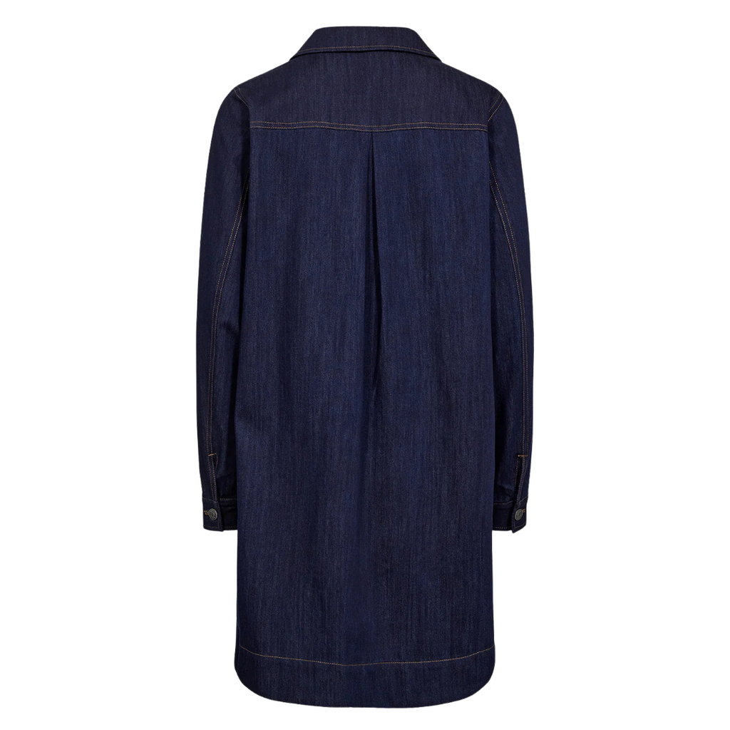 NUMPH - KJOLE - CHIKU - 706039 - DARK BLUE DENIM