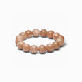 SOÏ - KRYSTAL ARMBÅND - CHUNKY SUNSTONE 12 MM.