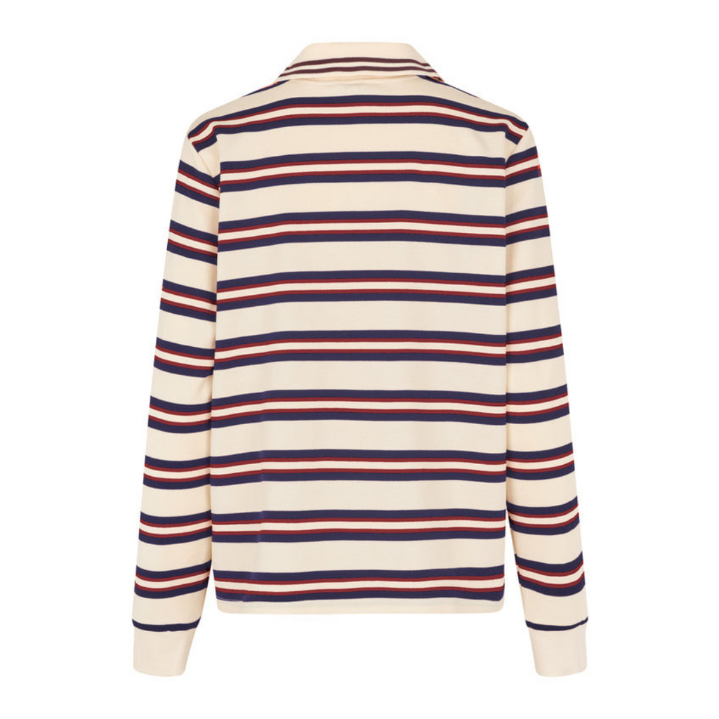 MBYM - POLO - POLLA 61790190 - NAVY/BORDEAUX STRIPE
