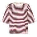 MBYM - T-SHIRT - EMRYS 56589020 - BORDEAUX SUGAR STRIPE